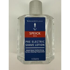 Speick Mens Pre Electric Shave Lotion 3.4 oz | Soothing Skin Care Solution 100ml